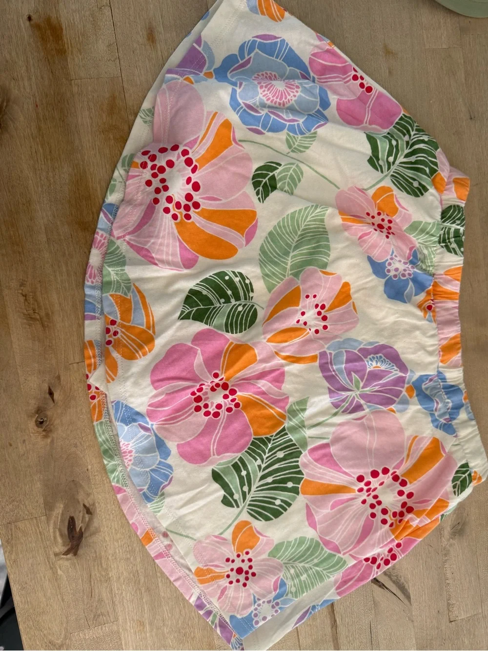 Girls Floral Tank & Skirt Set - Pink, Orange, Green, Blue and purple
